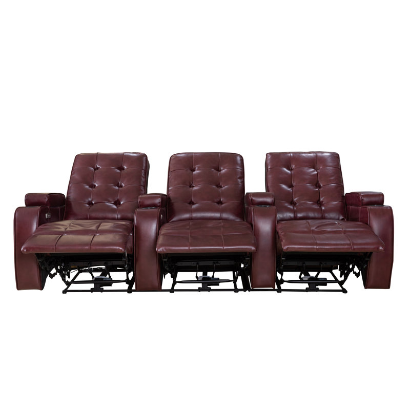 Latitude Run® Upholstered Home Theater Seating Wayfair